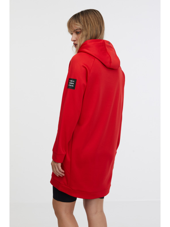 Sam 73 Felpa rossa da donna a maniche lunghe SAM 73 Thalia