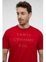 Sam 73 Maglietta rossa da uomo SAM 73 Milhouse