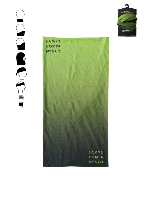 Sam 73 Sciarpa multifunzione verde SAM 73