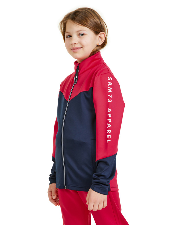 Sam 73 Felpa bambina rosa scuro SAM 73 Kenley