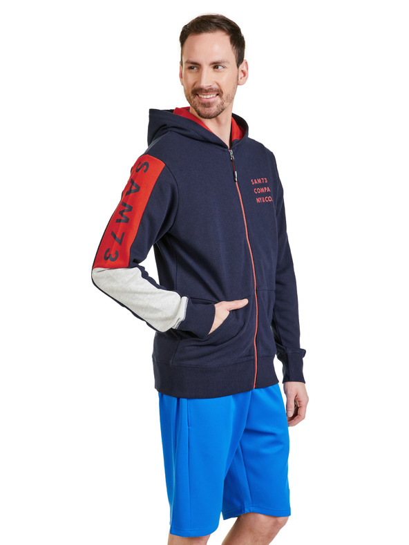 Sam 73 Felpa da uomo blu scuro SAM 73 Gordon