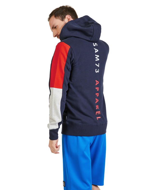 Sam 73 Felpa da uomo blu scuro SAM 73 Gordon