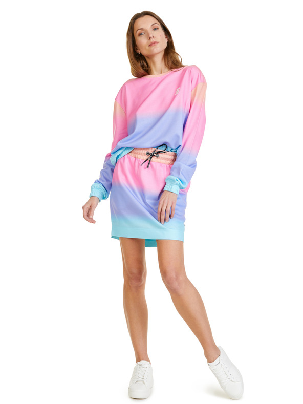 Sam 73 Felpa da donna blu e rosa a fantasia SAM 73 Clara