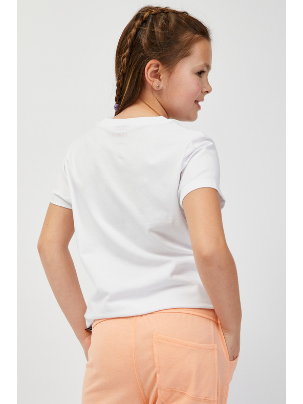 Sam 73 Maglietta stampata bianca bambina SAM73 Mora