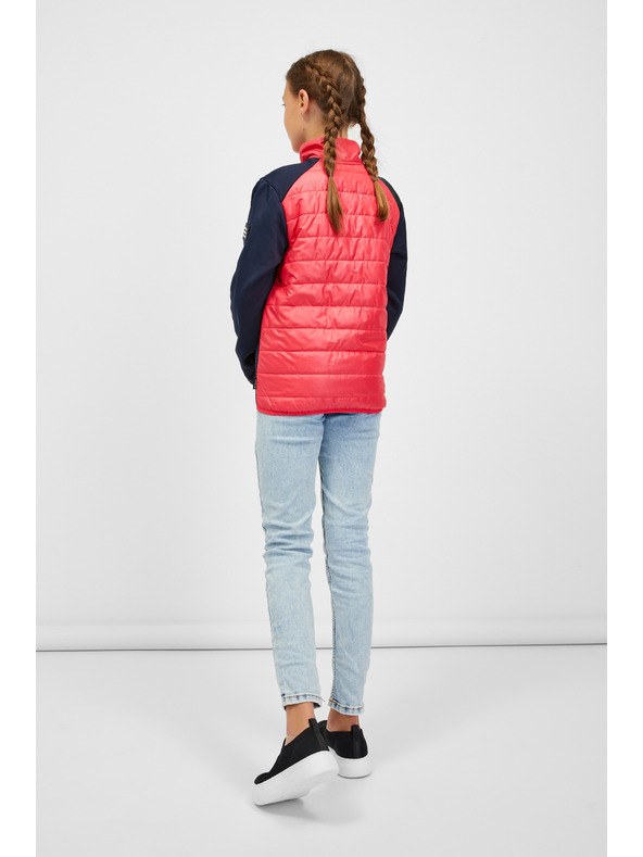 Sam 73 Giacca trapuntata blu e rosa da bambina SAM 73 Nurnia