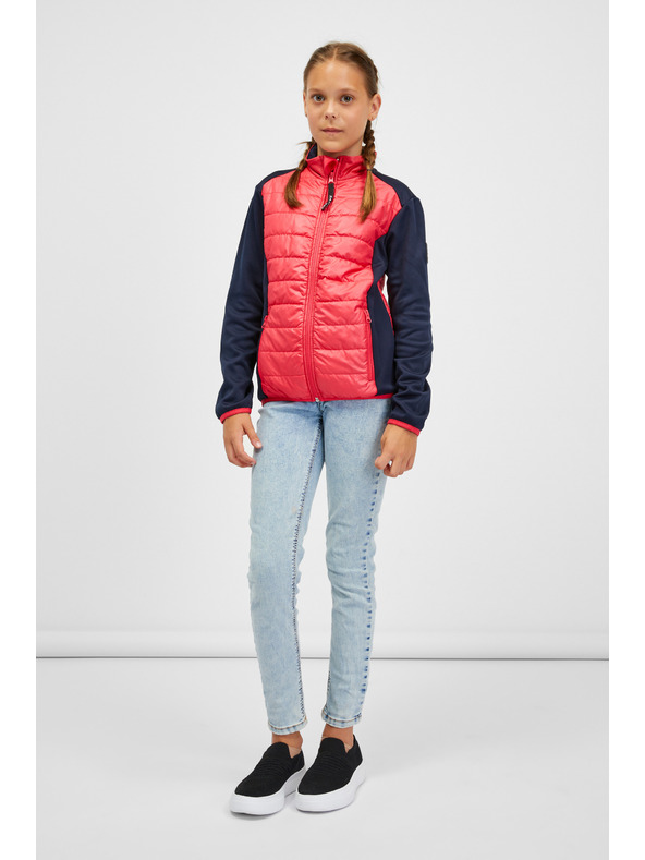 Sam 73 Giacca trapuntata blu e rosa da bambina SAM 73 Nurnia