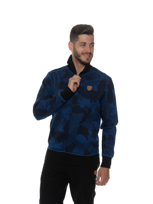 Sam 73 Felpa fantasia uomo blu scuro SAM 73