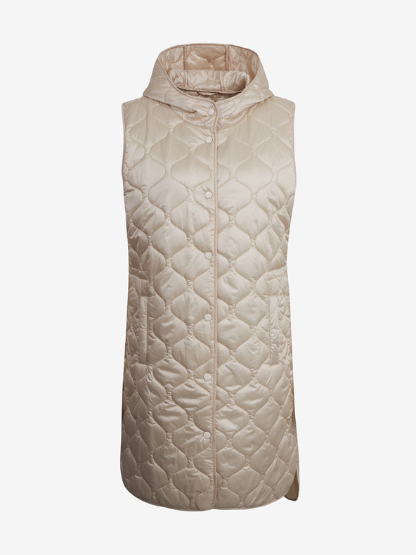 Orsay Gilet lungo imbottito beige da donna ORSAY