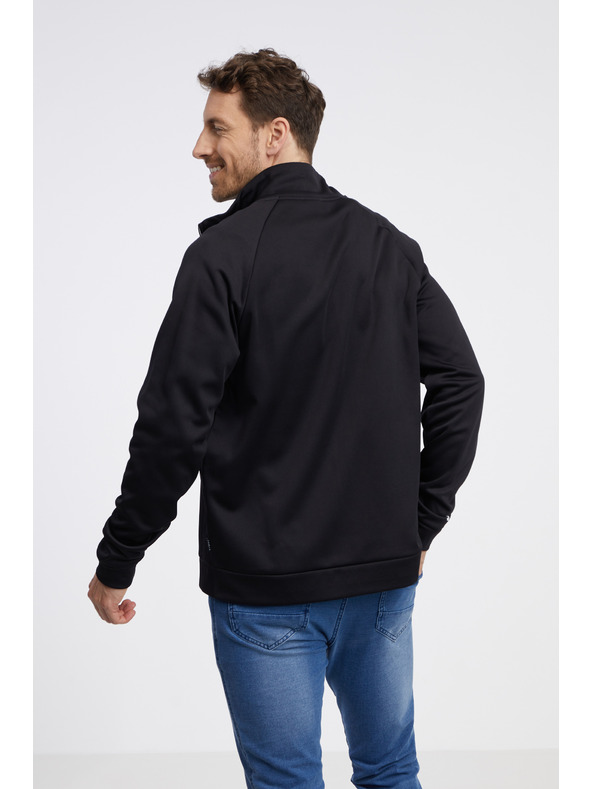 Sam 73 Felpa nera con zip da uomo SAM 73 Darth