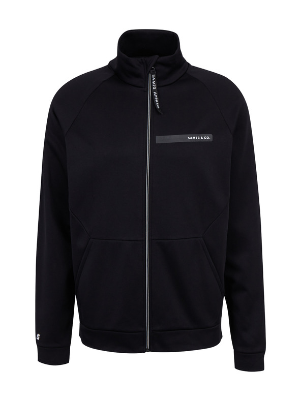 Sam 73 Felpa nera con zip da uomo SAM 73 Darth