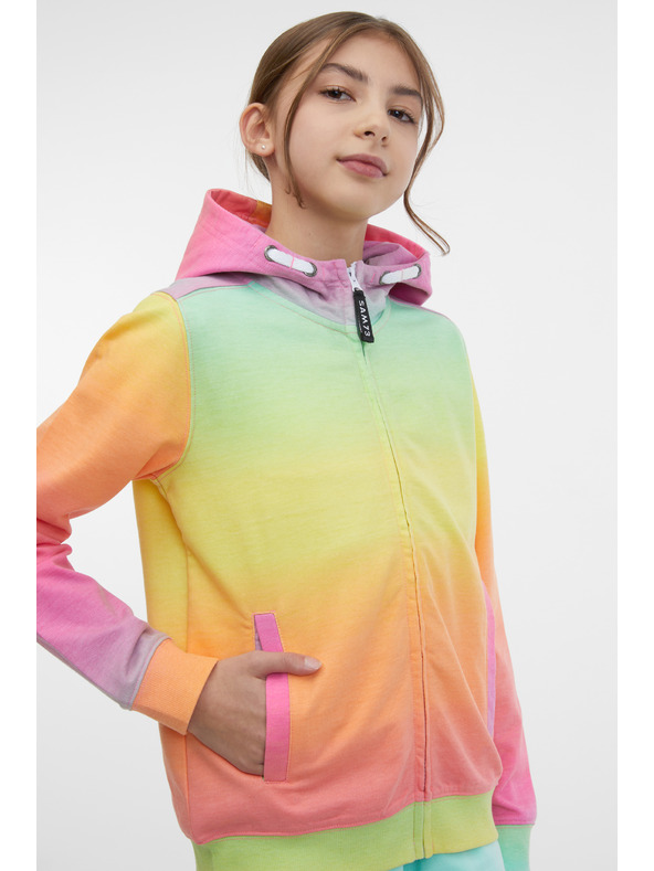 Sam 73 Felpa gialla e rosa per bambina SAM 73 Coco