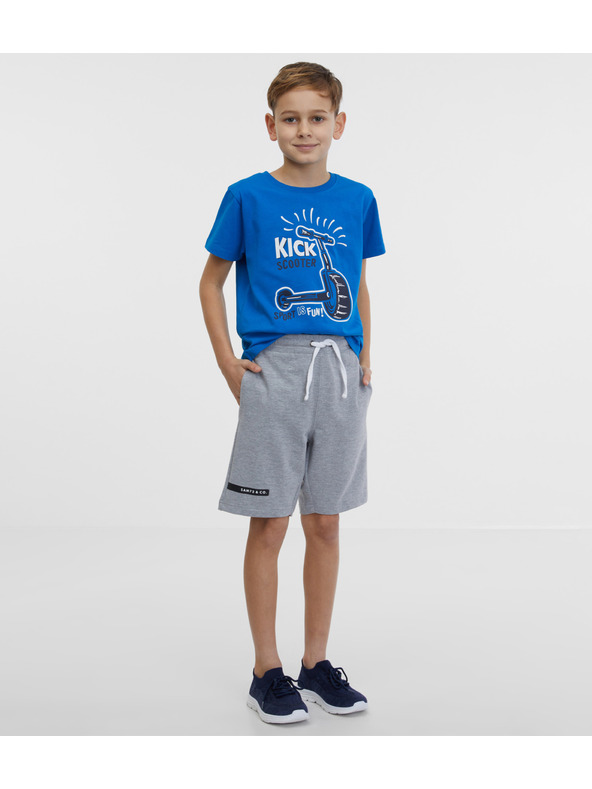 Sam 73 Pantaloni da ginnastica grigi da ragazzo SAM 73 Flop