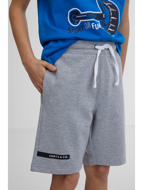 Sam 73 Pantaloni da ginnastica grigi da ragazzo SAM 73 Flop