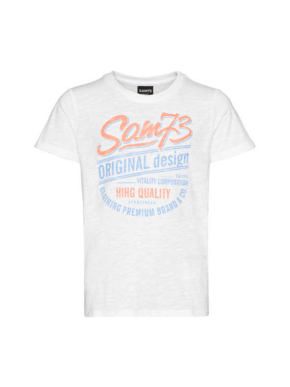 Sam 73 Maglietta bianca da bambino SAM 73 Archie