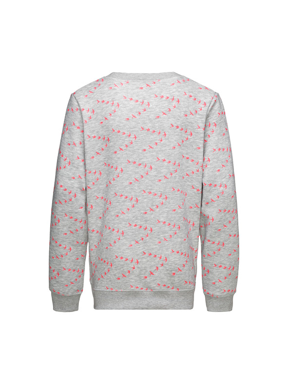 Sam 73 Felpa fantasia grigio chiaro da bambina SAM 73