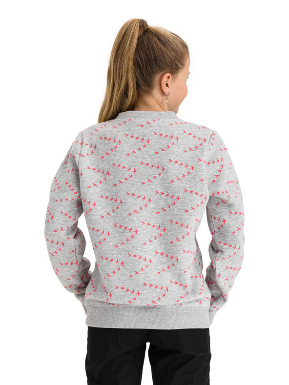 Sam 73 Felpa fantasia grigio chiaro da bambina SAM 73