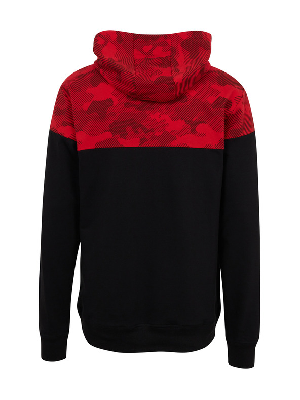 Sam 73 Felpa con cappuccio rossa e nera da uomo SAM73 Aquamarine