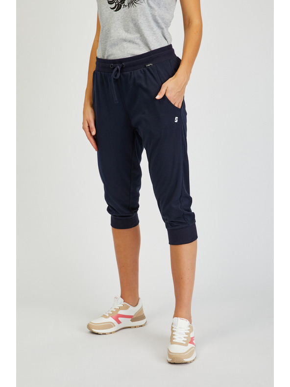 Sam 73 Pantaloni a tre quarti da donna blu scuro SAM73 Phoenix