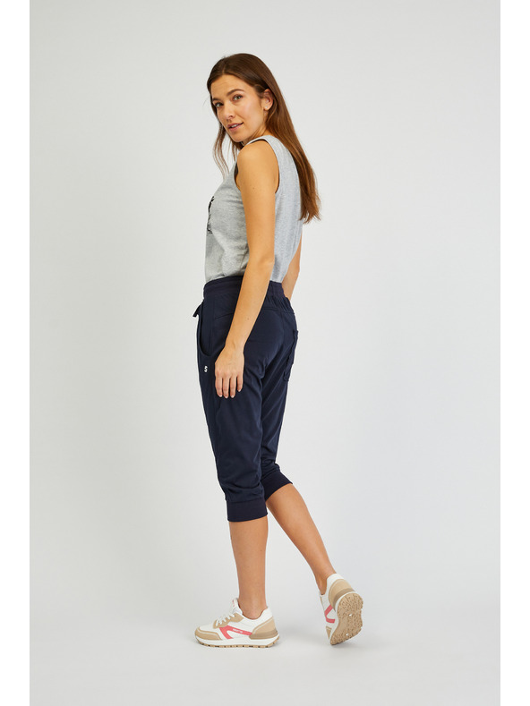 Sam 73 Pantaloni a tre quarti da donna blu scuro SAM73 Phoenix