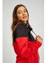 Sam 73 Felpa con zip nera e rossa da donna SAM73 Octans