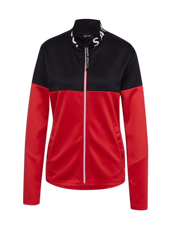 Sam 73 Felpa con zip nera e rossa da donna SAM73 Octans