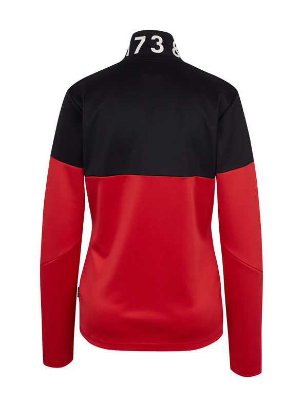 Sam 73 Felpa con zip nera e rossa da donna SAM73 Octans