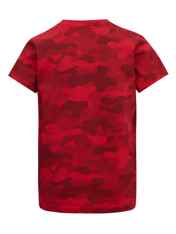 Sam 73 Maglietta militare rossa da ragazzo in cotone SAM73 Hydrus