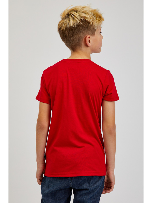 Sam 73 Maglietta rossa da ragazzo SAM73 Scutum