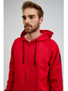 Sam 73 Felpa con cappuccio SAM73 Beryl rossa da uomo