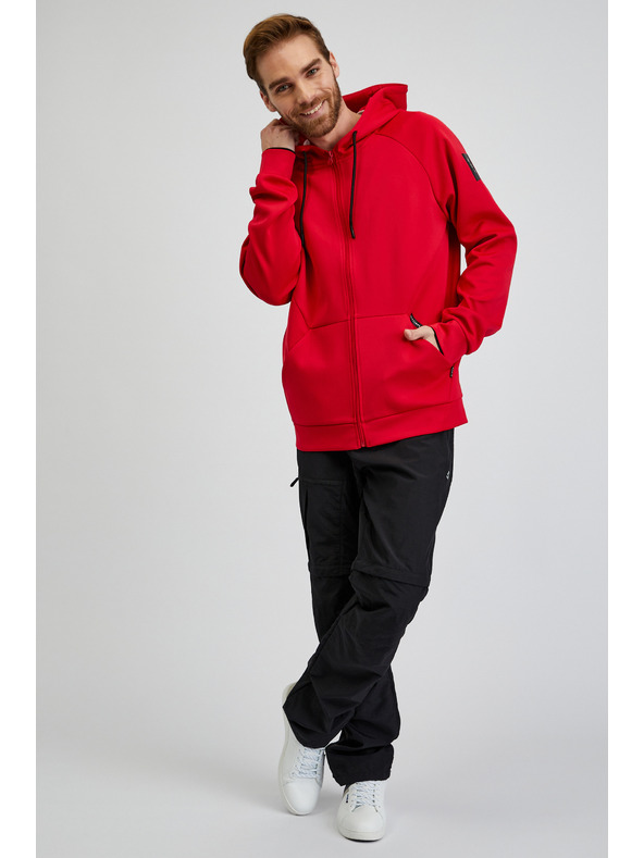 Sam 73 Felpa con cappuccio SAM73 Beryl rossa da uomo