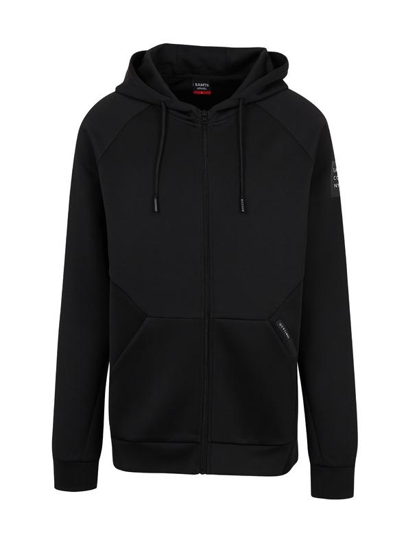 Sam 73 Felpa nera da uomo con cappuccio SAM73 Beryl