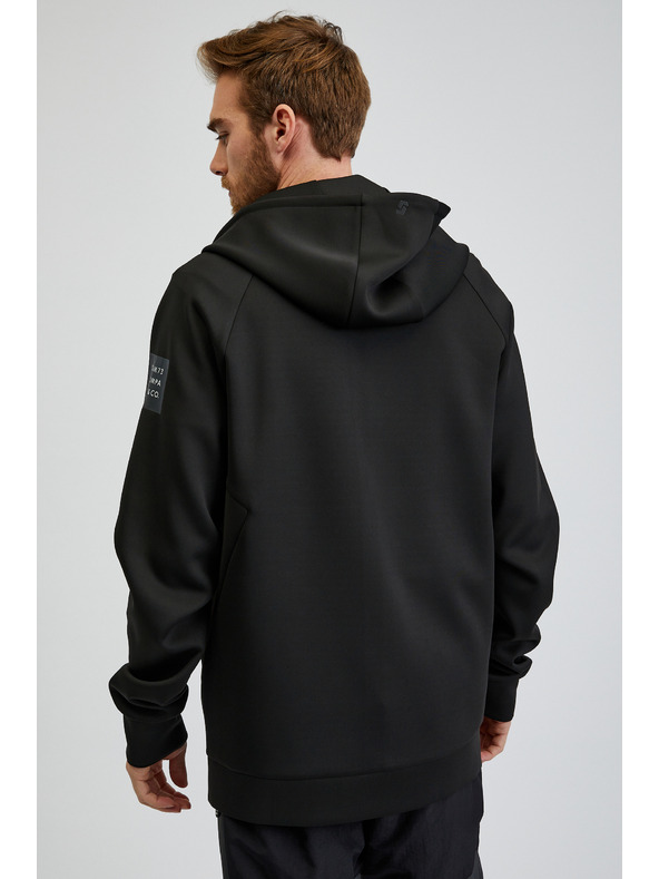 Sam 73 Felpa nera da uomo con cappuccio SAM73 Beryl