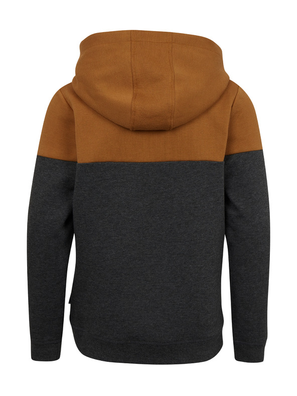 Sam 73 Felpa con cappuccio grigio e marrone SAM 73 Sall