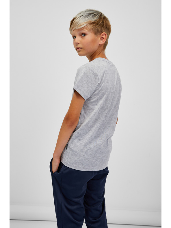 Sam 73 Maglietta a righe grigio chiaro da ragazzo SAM 73 Janson