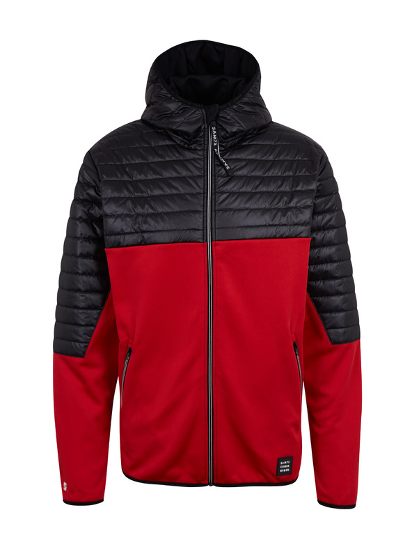 Sam 73 Giacca trapuntata leggera nera e rossa da uomo SAM 73 Vader