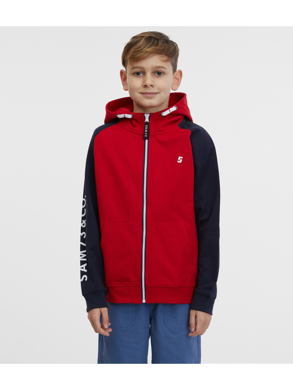 Sam 73 Felpa nera e rossa da ragazzo SAM 73 Next