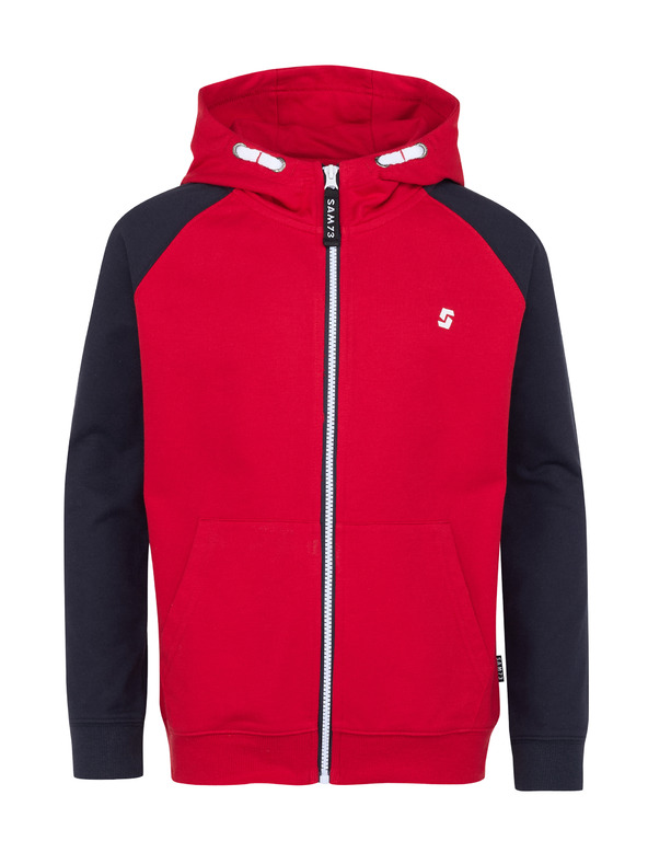 Sam 73 Felpa nera e rossa da ragazzo SAM 73 Next