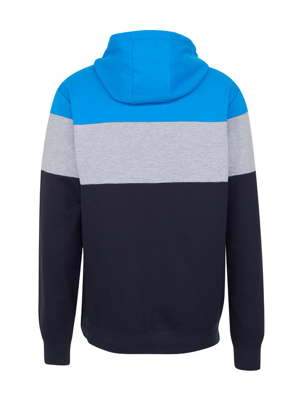 Sam 73 Felpa con cappuccio blu e nera da uomo SAM 73 Gerado