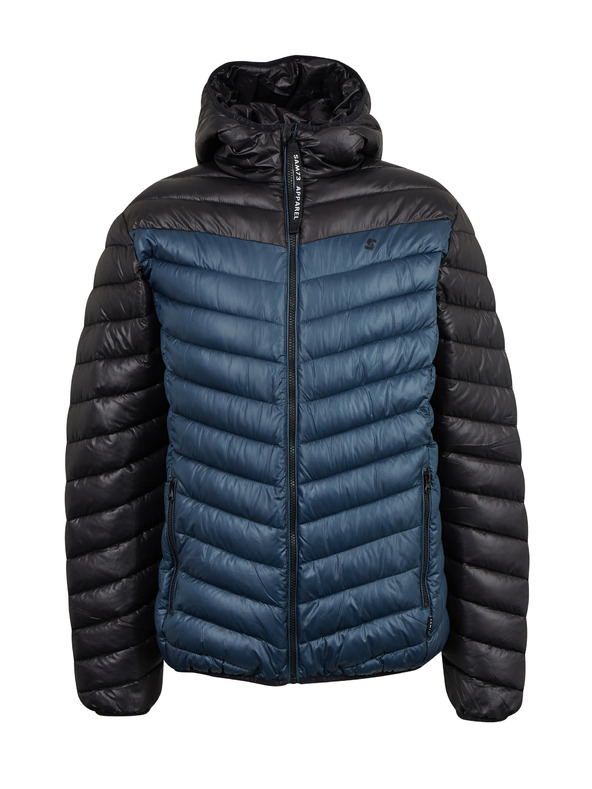 Sam 73 Giacca trapuntata nera e blu da uomo SAM 73 Ulrik