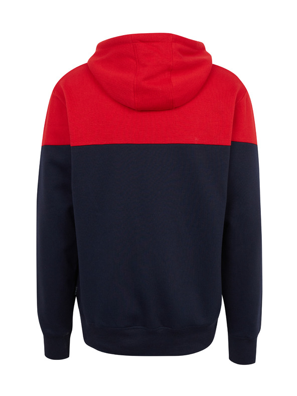 Sam 73 Felpa con cappuccio rossa e blu da uomo SAM 73 Eldos