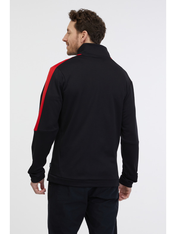 Sam 73 Felpa nera da uomo con zip SAM 73 Lucas