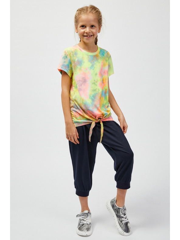 Sam 73 Maglietta fantasia turchese e gialla per bambina SAM73 Auriga