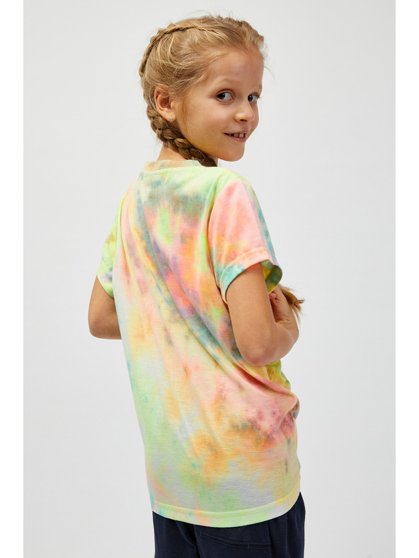 Sam 73 Maglietta fantasia turchese e gialla per bambina SAM73 Auriga