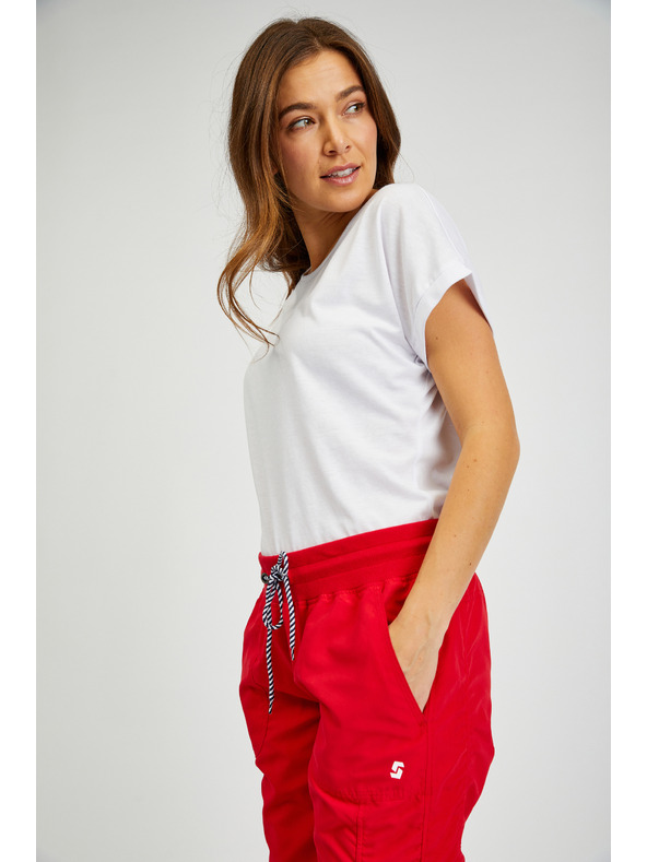 Sam 73 Pantaloni a tre quarti da donna rossi SAM 73 Lynx