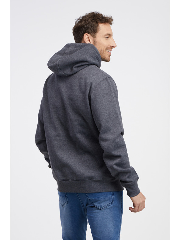 Sam 73 Felpa con cappuccio grigia da uomo SAM 73 Albus