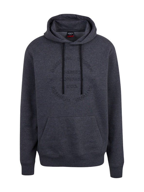 Sam 73 Felpa con cappuccio grigia da uomo SAM 73 Albus