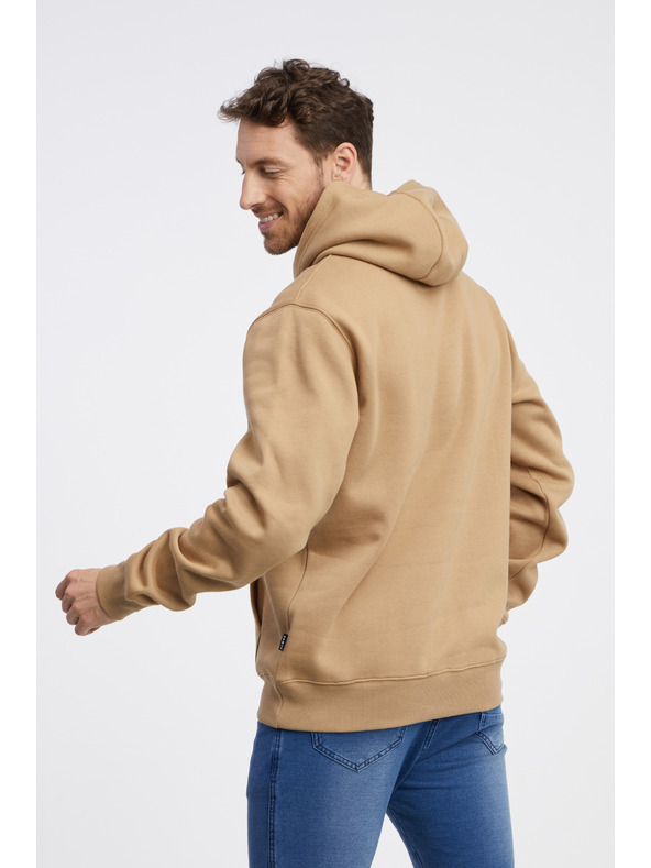 Sam 73 Felpa con cappuccio marrone chiaro da uomo SAM 73 Albus