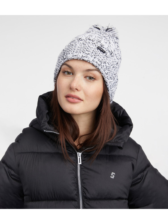 Sam 73 Berretto da donna bianco e nero SAM 73