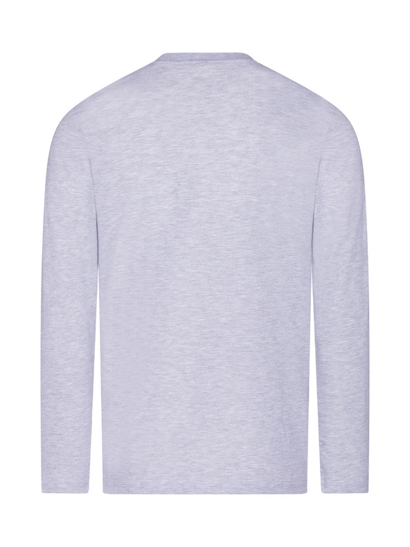 Sam 73 Maglietta a righe da uomo grigio chiaro Sam 73