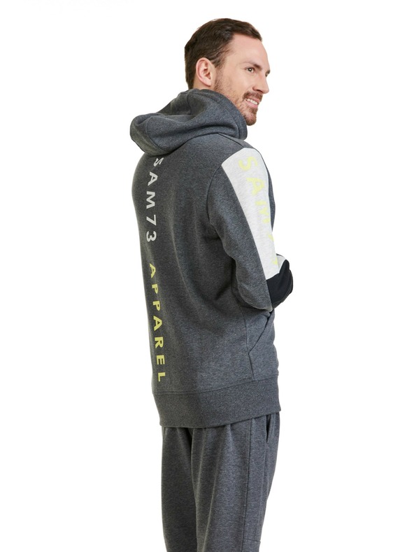 Sam 73 Felpa da uomo grigio scuro SAM 73 Gordon